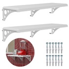 Prateleira Multiuso Branca Com Suporte | 100x30cm | Astra | K